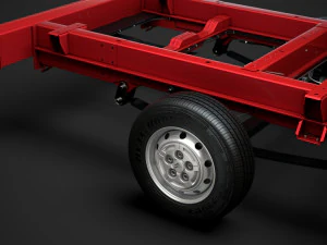 citroen jumper relay chassis truck crew cab 4035xl wb 2014 3D Model