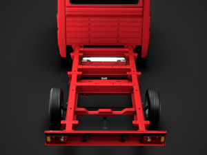 citroen jumper relay chassis truck crew cab 4035xl wb 2014 Modèle 3D