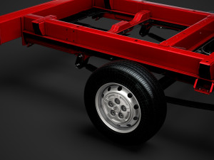 citroen jumper relay chassis truck crew cab 4035xl wb 2014 Modèle 3D