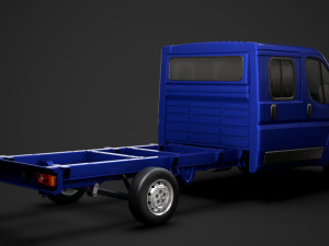citroen jumper relay chassis truck crew cab 4035xl wb 2019 3D 模型