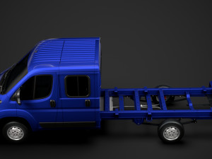 citroen jumper relay chassis truck crew cab 4035xl wb 2019 3D 模型