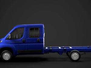 citroen jumper rel&egrave; telaio camion doppia cabina 4035xl wb 2019 Modello 3D