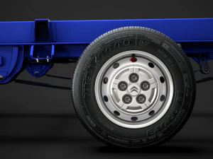 citroen jumper rel&egrave; telaio camion doppia cabina 4035xl wb 2019 Modello 3D