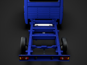 citroen jumper relay chassis truck crew cab 4035xl wb 2019 3D 模型