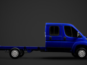 citroen jumper relay chassis truck crew cab 4035xl wb 2019 3D 模型