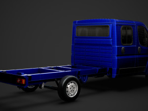 citroen jumper relay chassis truck crew cab 4035xl wb 2019 3D 模型