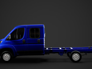 citroen jumper relay chassis truck crew cab 4035xl wb 2019 3D 模型