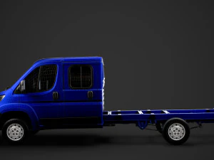 citroen jumper rel&egrave; telaio camion doppia cabina 4035xl wb 2019 Modello 3D
