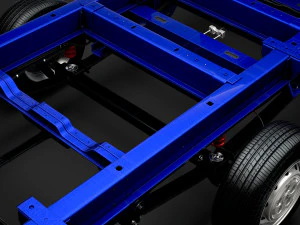 citroen jumper relais chassis vrachtwagen crew cab 4035xl wb 2019 3D Model