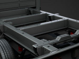citroen jumper relay chassis truck single cab 3000wb 2014 3D Model