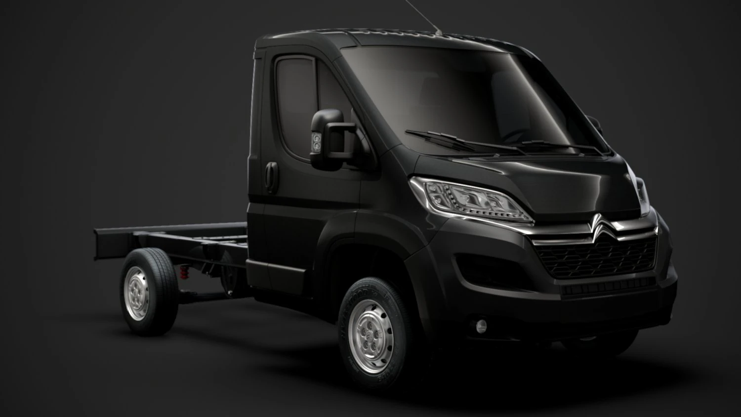citroen jumper relay chassis truck single cab 3000wb 2019 3D Model .c4d .max .obj .3ds .fbx .stl .blend 