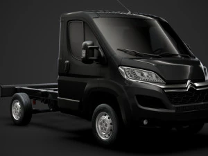 citroen jumper rel&egrave; telaio camion cabina singola 3000wb 2019 Modello 3D