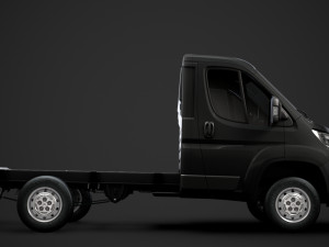 citroen jumper relay chassis truck single cab 3000wb 2019 Model 3D