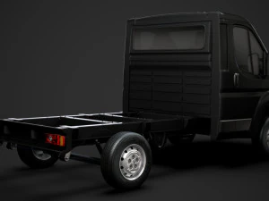 citroen jumper relay chassis truck single cab 3000wb 2019 3D Model