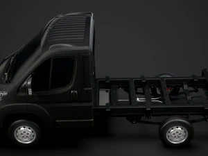 citroen jumper relay chassis truck single cab 3000wb 2019 3D Model