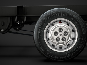 citroen jumper relay chassis truck single cab 3000wb 2019 Model 3D