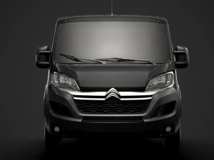 citroen jumper relay chassis truck single cab 3000wb 2019 3D Model