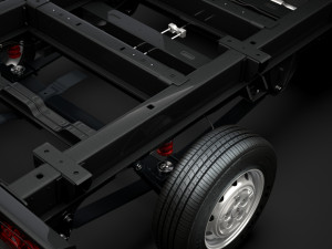citroen jumper relay chassis truck single cab 3000wb 2019 Model 3D