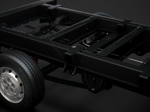 citroen jumper relay chassis truck single cab 3000wb 2019 Model 3D