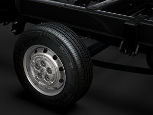 citroen jumper relay chassis truck single cab 3000wb 2019 Model 3D