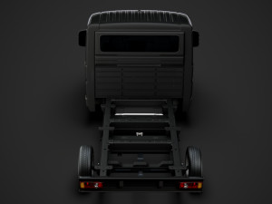 citroen jumper relay chassis truck single cab 3000wb 2019 Model 3D