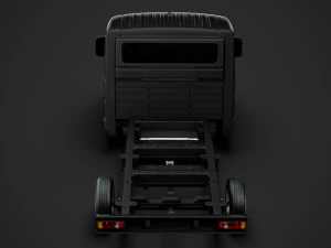 citroen jumper relay chassis truck single cab 3000wb 2019 3D Model