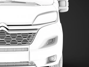 citroen jumper relay chassis truck single cab 3000wb 2019 3D Model