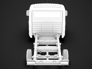 citroen jumper relay chassis truck single cab 3000wb 2019 Model 3D