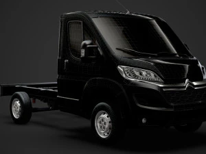 citroen jumper relay chassis truck single cab 3000wb 2019 3D Model