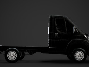 citroen jumper relay chassis truck single cab 3000wb 2019 Model 3D