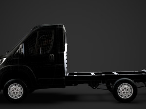 citroen jumper relay chassis truck single cab 3000wb 2019 Model 3D