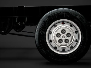 citroen jumper relay chassis truck single cab 3000wb 2019 3D Model