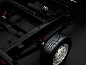 citroen jumper relay chassis truck single cab 3000wb 2019 Model 3D