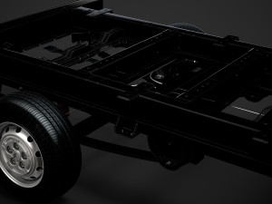 citroen jumper relay chassis truck single cab 3000wb 2019 Model 3D