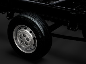 citroen jumper relay chassis truck single cab 3000wb 2019 Model 3D