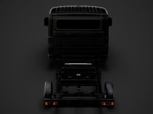 citroen jumper relay chassis truck single cab 3000wb 2019 Model 3D
