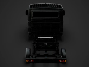 citroen jumper relay chassis truck single cab 3000wb 2019 3D Model