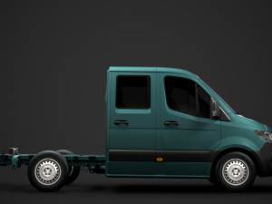 freightliner sprinter chassis crew cab l1 fwd 2019 3D 模型