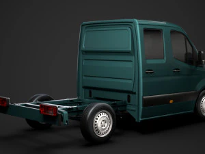 freightliner sprinter chassis crew cab l1 fwd 2019 3D Model