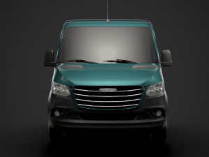freightliner sprinter chassis crew cab l1 fwd 2019 3D 模型