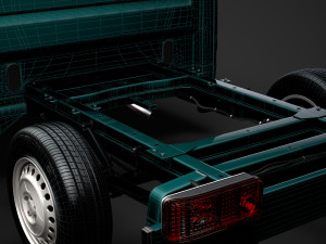 freightliner sprinter chassis crew cab l1 fwd 2019 3D 模型
