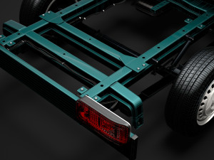 freightliner sprinter chassis crew cab l1 fwd 2019 3D 模型