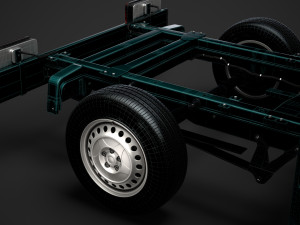 freightliner sprinter chassis crew cab l1 fwd 2019 3D 模型