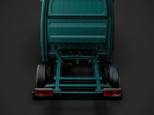 freightliner sprinter chassis crew cab l1 fwd 2019 3D Model