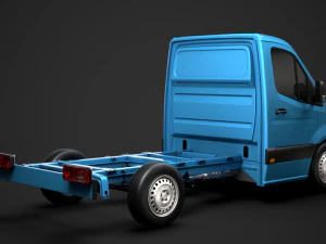 freightliner sprinter chassis single cab l1 fwd 2019 3D Model