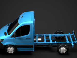 freightliner sprinter chassis single cab l1 fwd 2019 3D Model