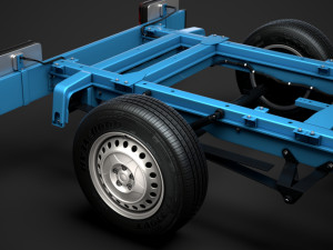 freightliner sprinter chassis single cab l1 fwd 2019 3D Model