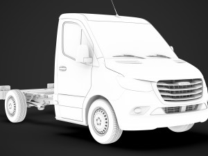 freightliner sprinter chassis single cab l1 fwd 2019 3D Model