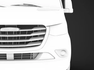 freightliner sprinter chassis single cab l1 fwd 2019 3D Model