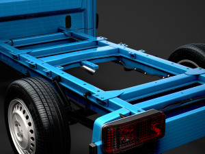 freightliner sprinter chassis single cab l1 fwd 2019 3D Model